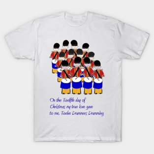 Twelve Drummers Drumming T-Shirt